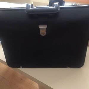 Johnston and Murphy Black Briefcase
